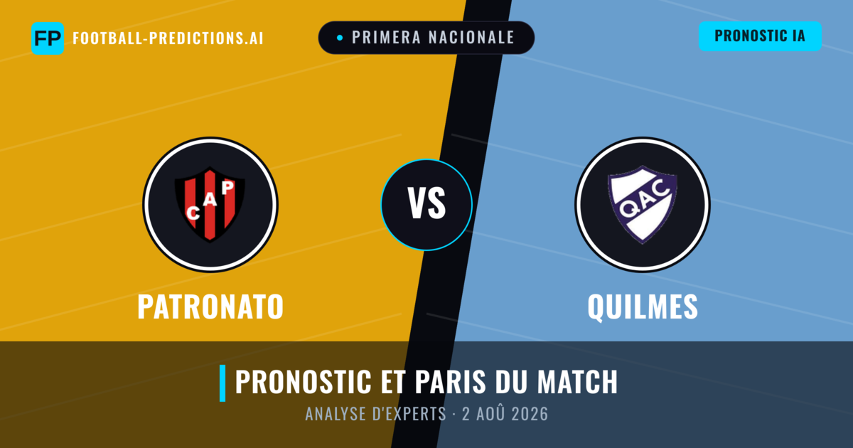 Patronato vs Quilmes — pronostic et avant-match