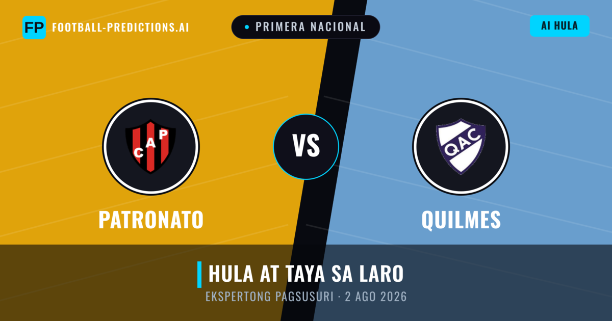 Patronato vs Quilmes — hula at preview ng laban