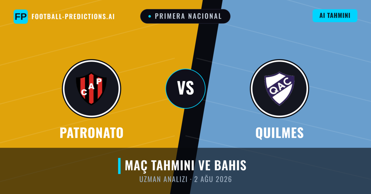 Patronato - Quilmes — maç tahmini ve önizleme
