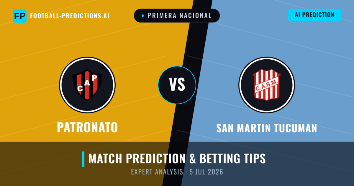 Patronato vs San Martin Tucuman — match prediction & preview