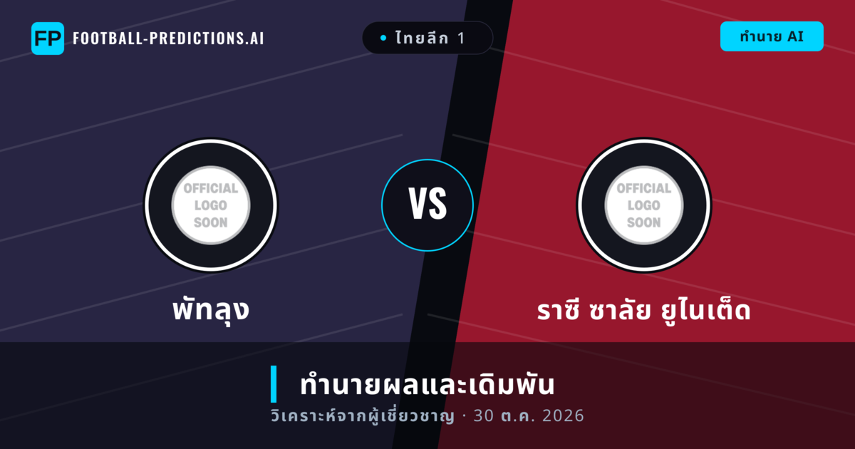 พัทลุง พบ ราซี ซาลัย ยูไนเต็ด — ทำนายผลและพรีวิวการแข่งขัน