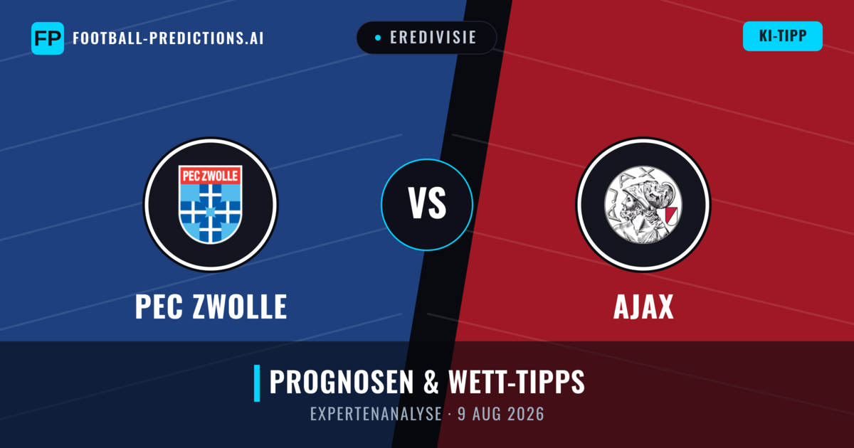 PEC Zwolle vs Ajax — Prognose und Spielvorschau
