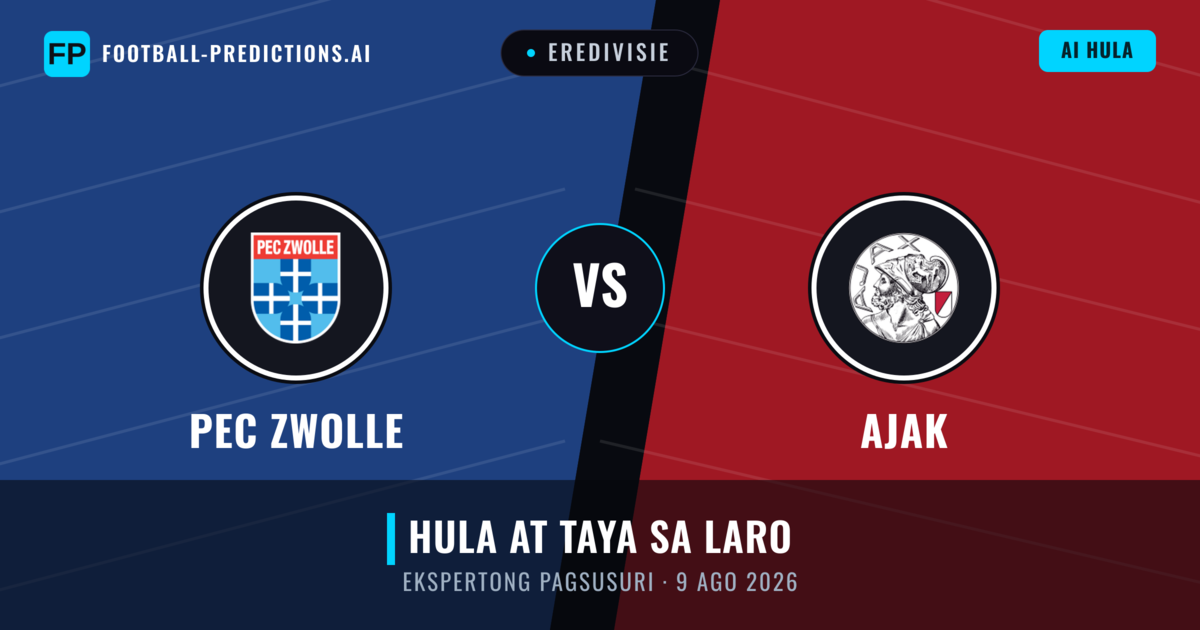 PEC Zwolle vs Ajak — hula at preview ng laban