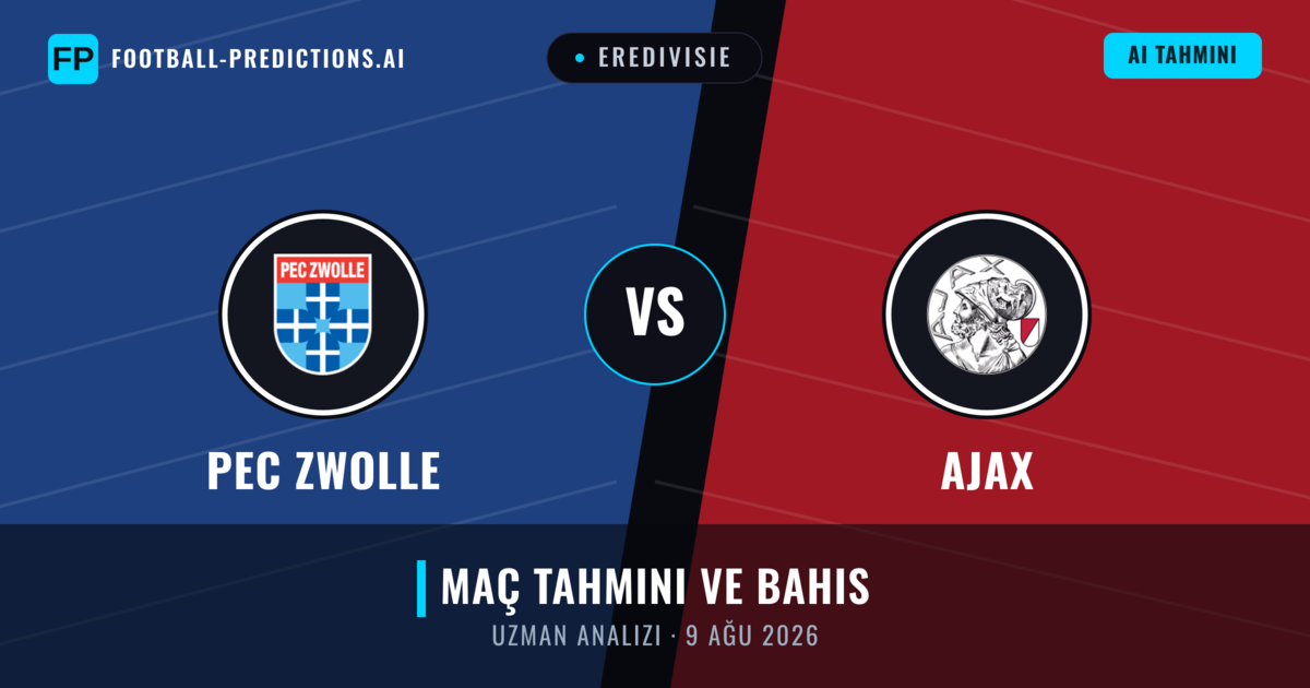 PEC Zwolle - Ajax — maç tahmini ve önizleme