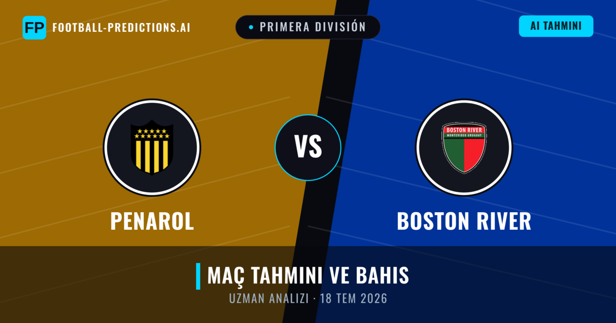 Penarol - Boston River — maç tahmini ve önizleme