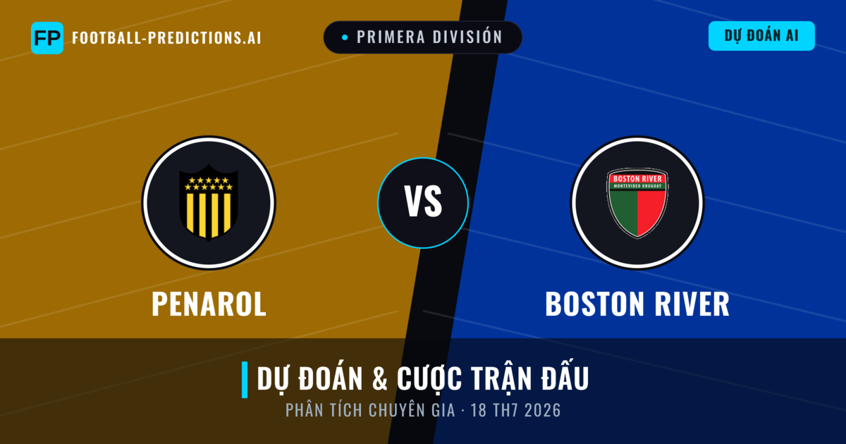Penarol vs Boston River — dự đoán và xem trước trận đấu