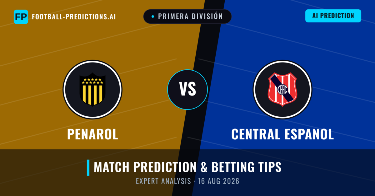 Penarol vs Central Espanol — match prediction & preview