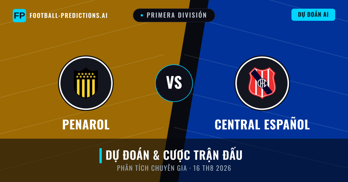 Penarol vs Central Español — dự đoán và xem trước trận đấu