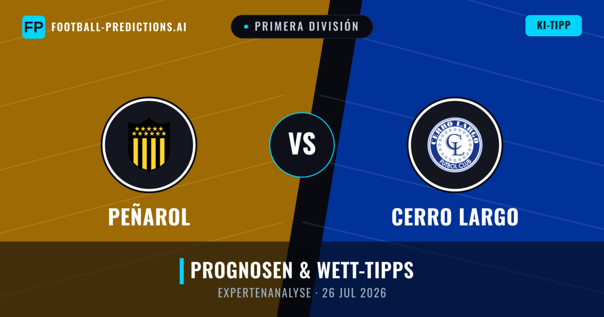 Peñarol vs Cerro Largo — Prognose und Spielvorschau