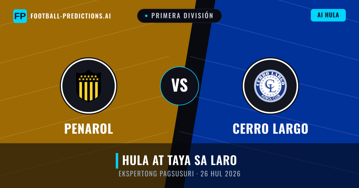 Penarol vs Cerro Largo — hula at preview ng laban
