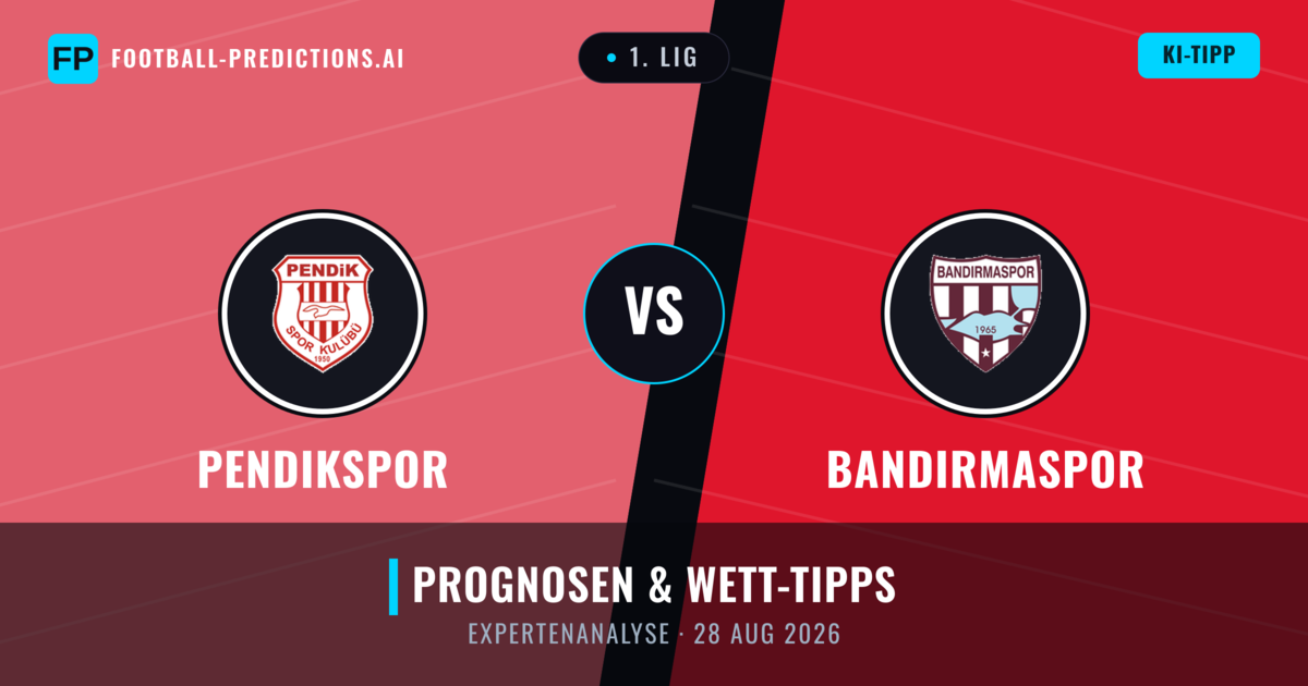 Pendikspor vs Bandırmaspor — Prognose und Spielvorschau