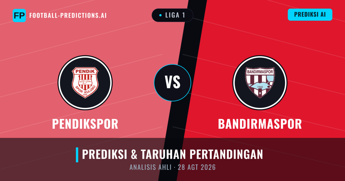 Pendikspor vs Bandırmaspor — prediksi dan pratinjau pertandingan