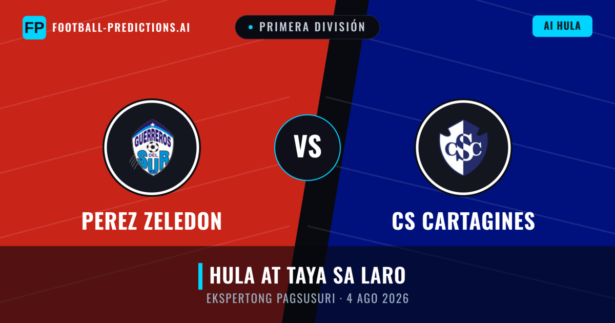 Perez Zeledon vs CS Cartagines — hula at preview ng laban