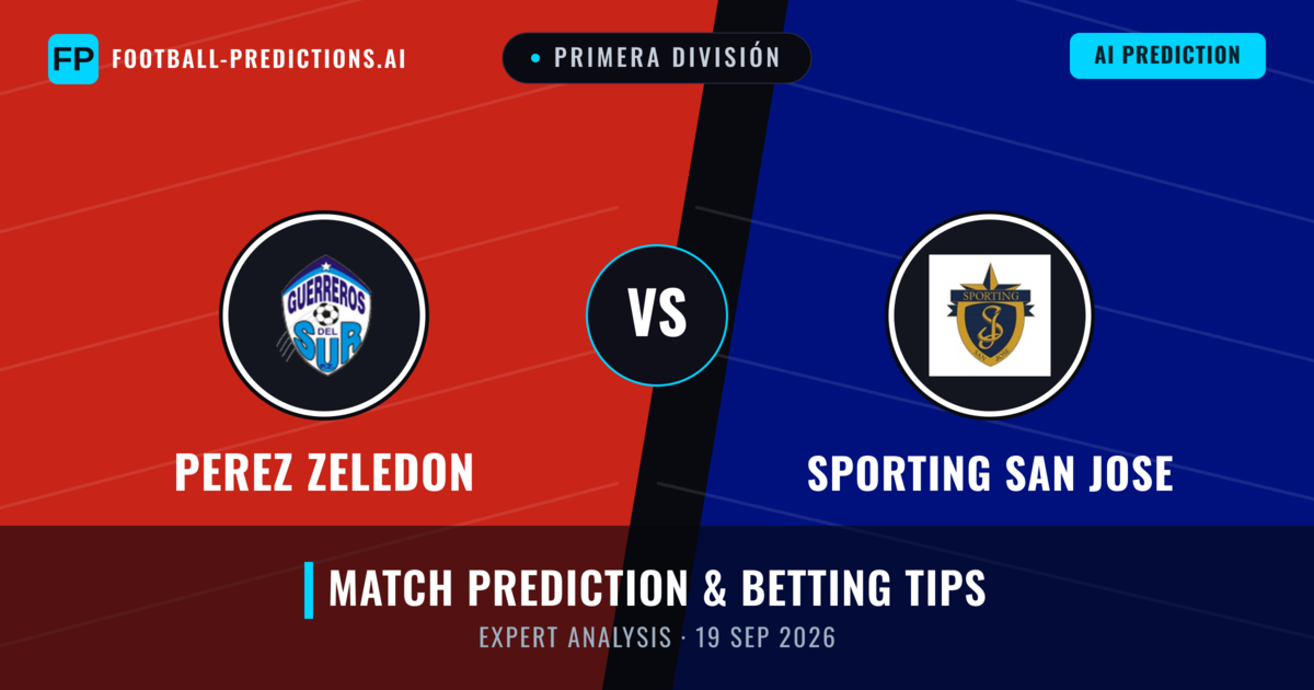 Perez Zeledon vs Sporting San Jose — match prediction & preview