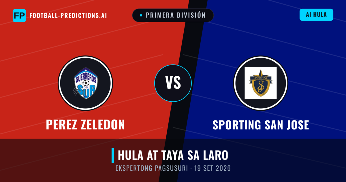Perez Zeledon vs Sporting San Jose — hula at preview ng laban