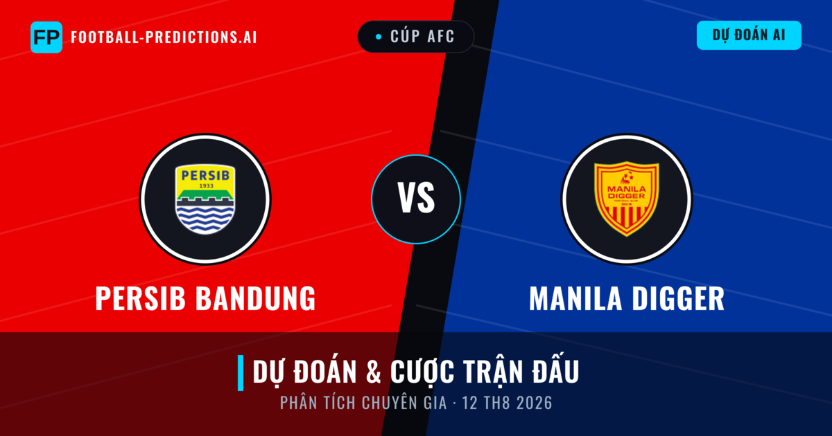 Persib Bandung vs Manila Digger — dự đoán và xem trước trận đấu