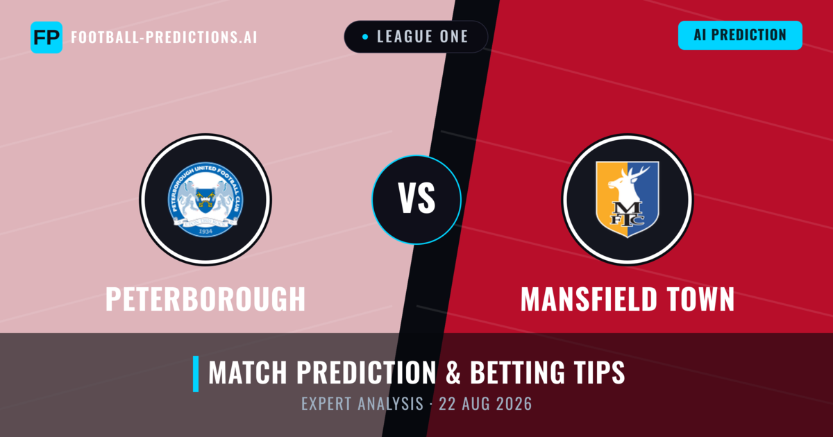 Peterborough vs Mansfield Town — match prediction & preview