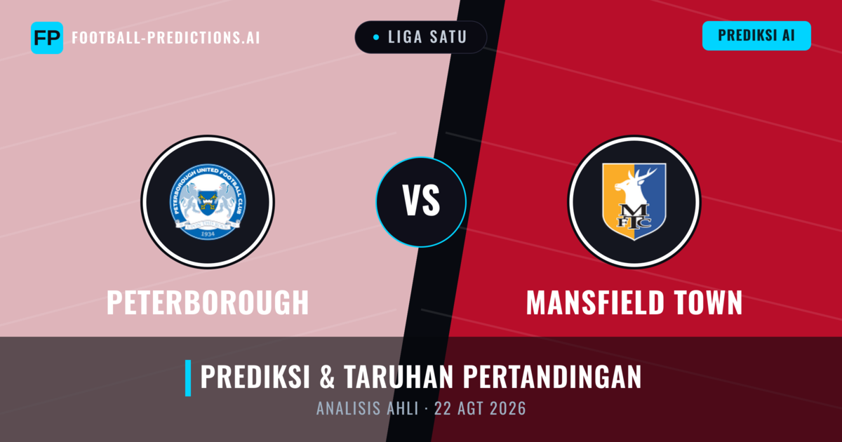 Peterborough vs Mansfield Town — prediksi dan pratinjau pertandingan