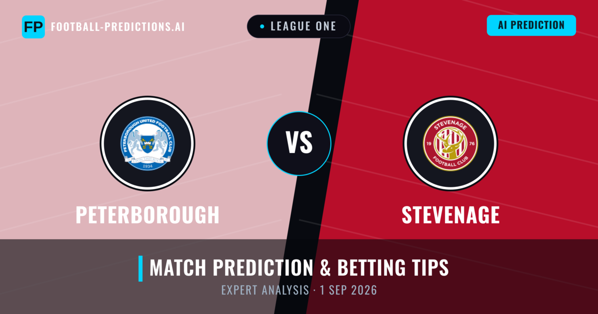 Peterborough vs Stevenage — match prediction & preview