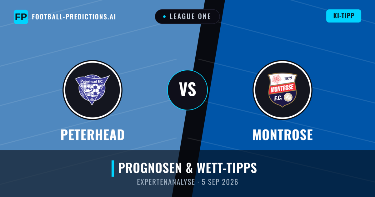 Peterhead vs Montrose — Prognose und Spielvorschau