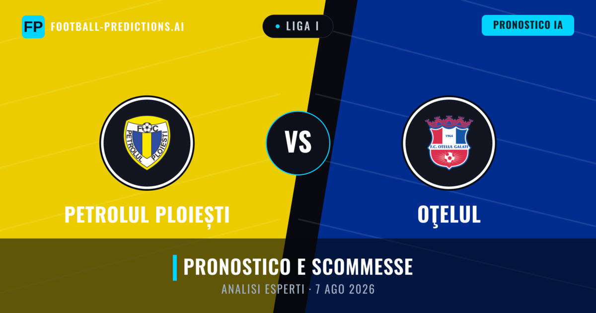Petrolul Ploiești vs Oţelul — pronostico e anteprima del match