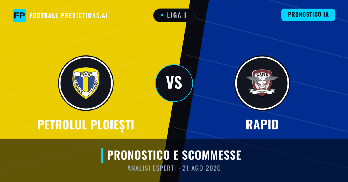 Petrolul Ploiești vs Rapid — pronostico e anteprima del match