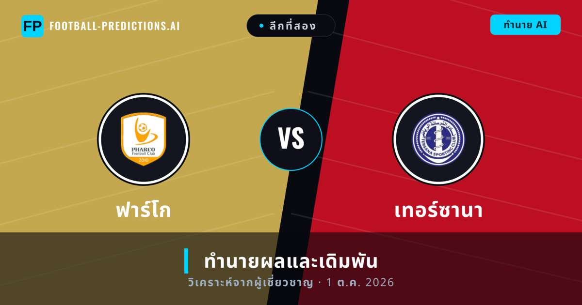 ฟาร์โก พบ เทอร์ซานา — ทำนายผลและพรีวิวการแข่งขัน