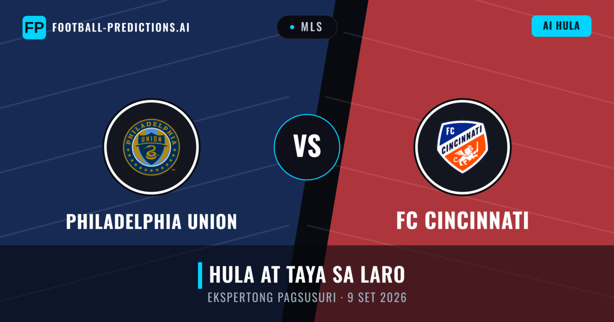 Philadelphia Union vs FC Cincinnati — hula at preview ng laban