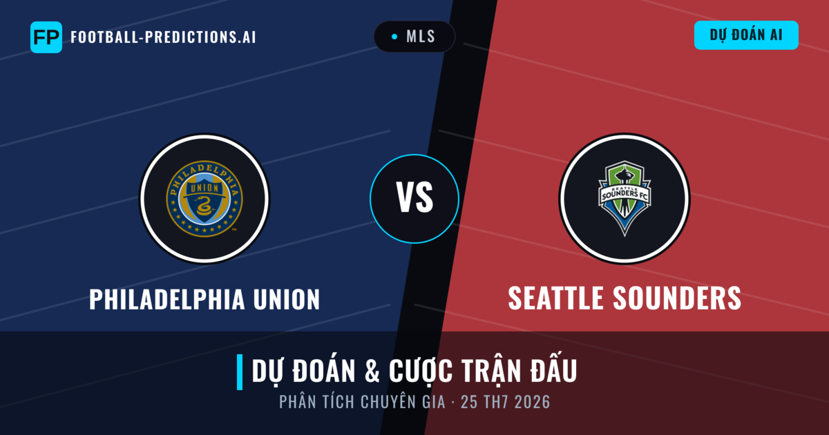Philadelphia Union vs Seattle Sounders — dự đoán và xem trước trận đấu