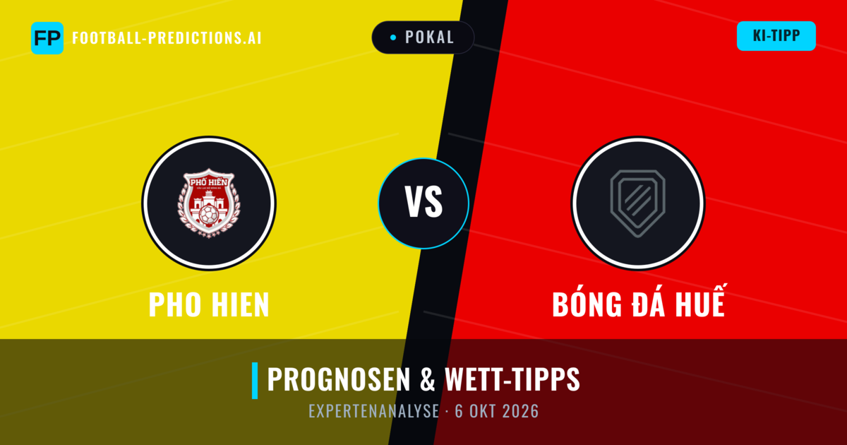 Pho Hien vs Bóng đá Huế — Prognose und Spielvorschau