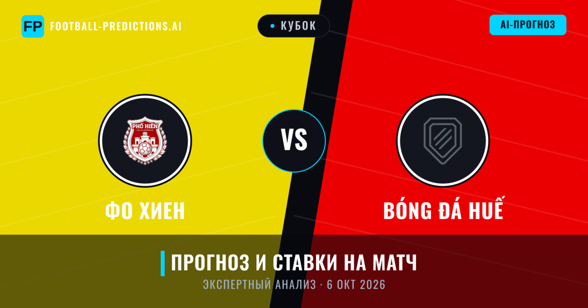 Фо Хиен – Bóng đá Huế — прогноз и превью матча