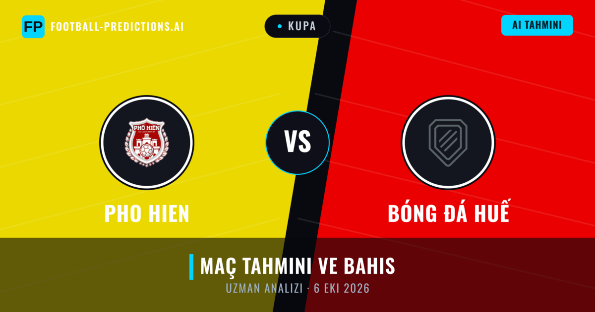 Pho Hien - Bóng đá Huế — maç tahmini ve önizleme