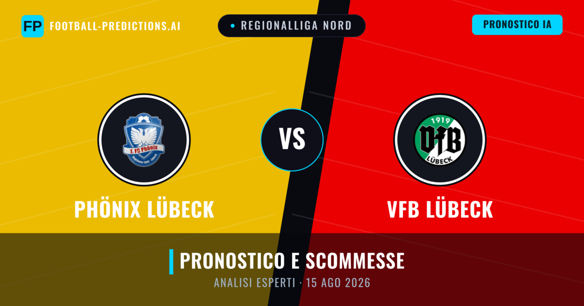 Phönix Lübeck vs VfB Lübeck — pronostico e anteprima del match