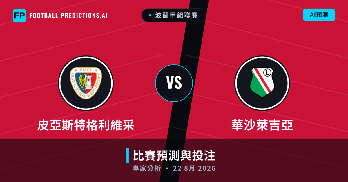 皮亞斯特格利維采 vs 華沙萊吉亞 — 比赛预测和前瞻