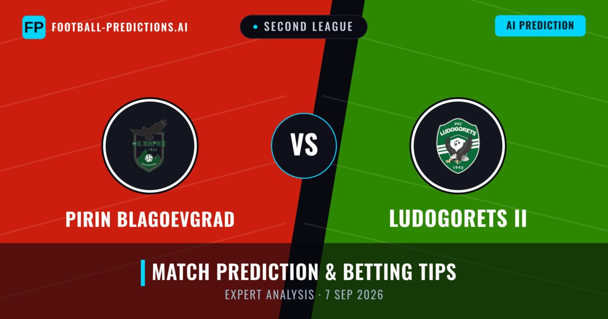 Pirin Blagoevgrad vs Ludogorets II — match prediction & preview