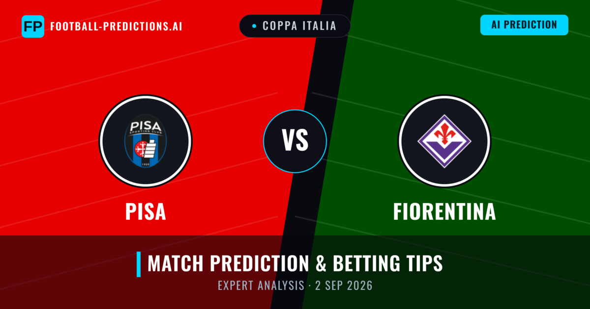 Fiorentina vs Pisa — match prediction & preview