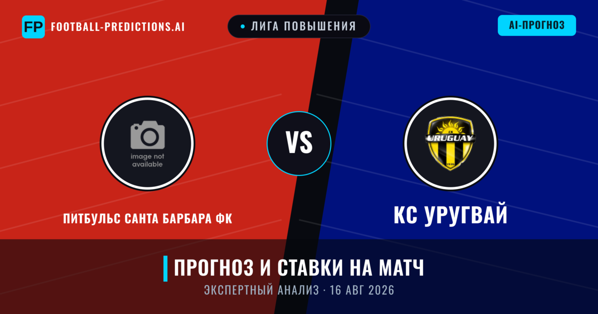Питбульс Санта Барбара ФК – КС Уругвай — прогноз и превью матча