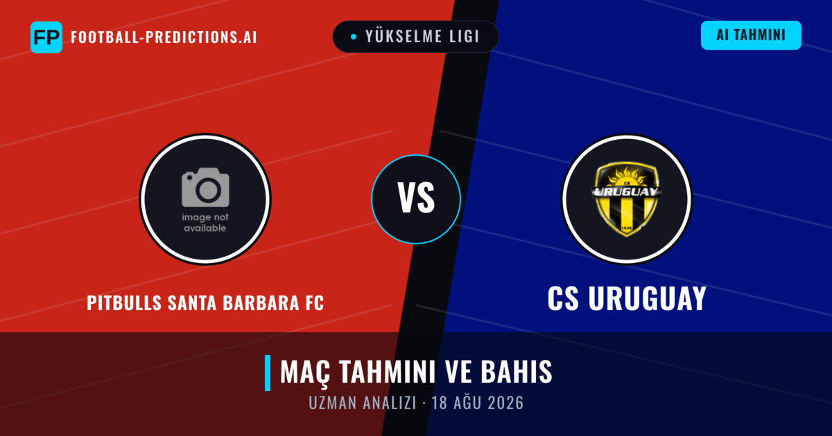 Pitbulls Santa Barbara FC - CS Uruguay — maç tahmini ve önizleme