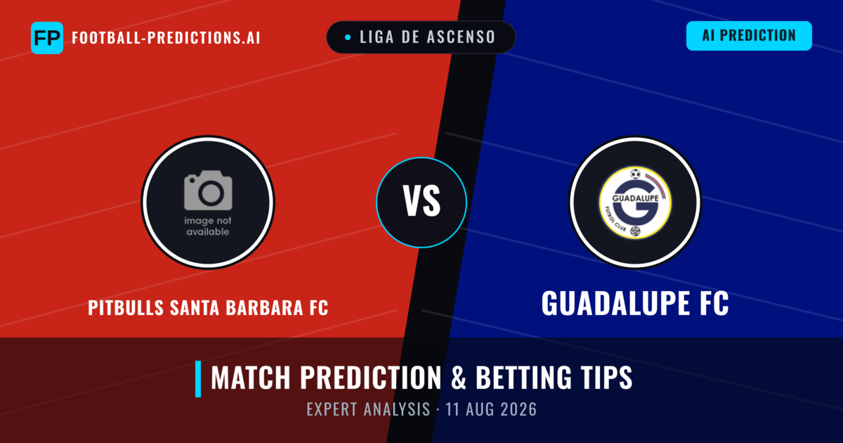 Pitbulls Santa Barbara FC vs Guadalupe FC — match prediction & preview