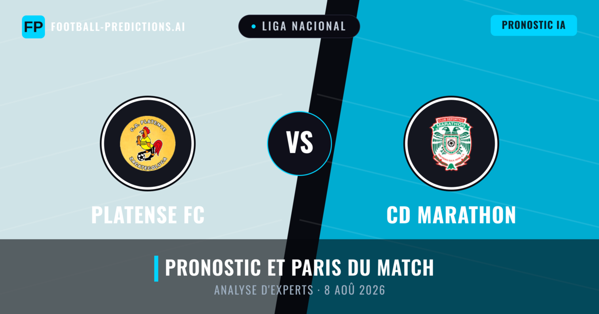 Platense FC vs CD Marathon — pronostic et avant-match
