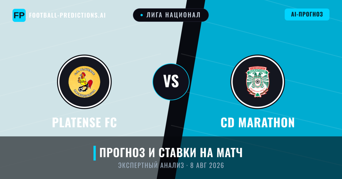 Platense FC – CD Marathon — прогноз и превью матча