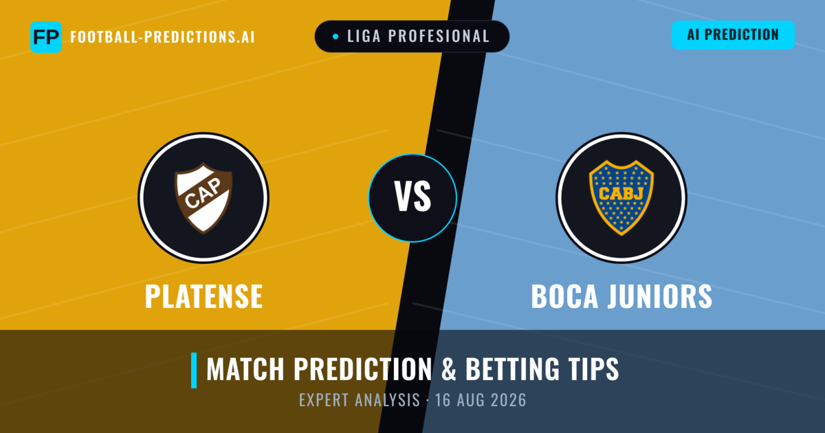 Platense vs Boca Juniors — match prediction & preview