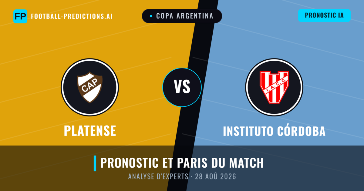Platense vs Instituto Córdoba — pronostic et avant-match