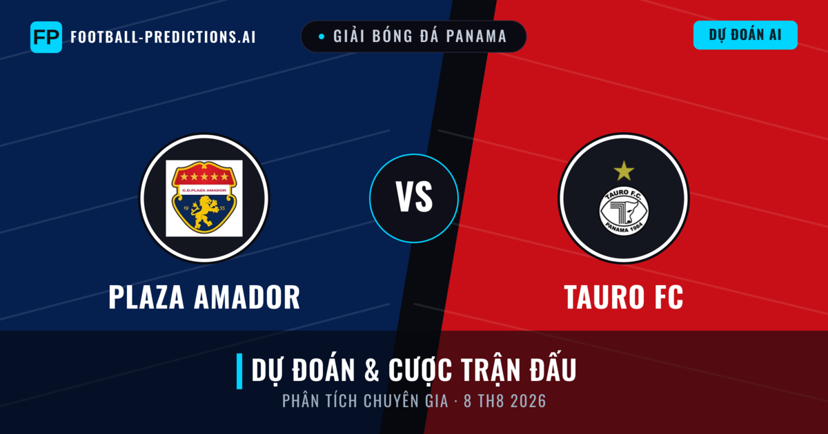 Plaza Amador vs Tauro FC — dự đoán và xem trước trận đấu