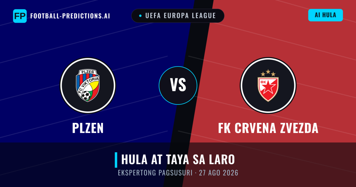 Plzen vs FK Crvena Zvezda — hula at preview ng laban