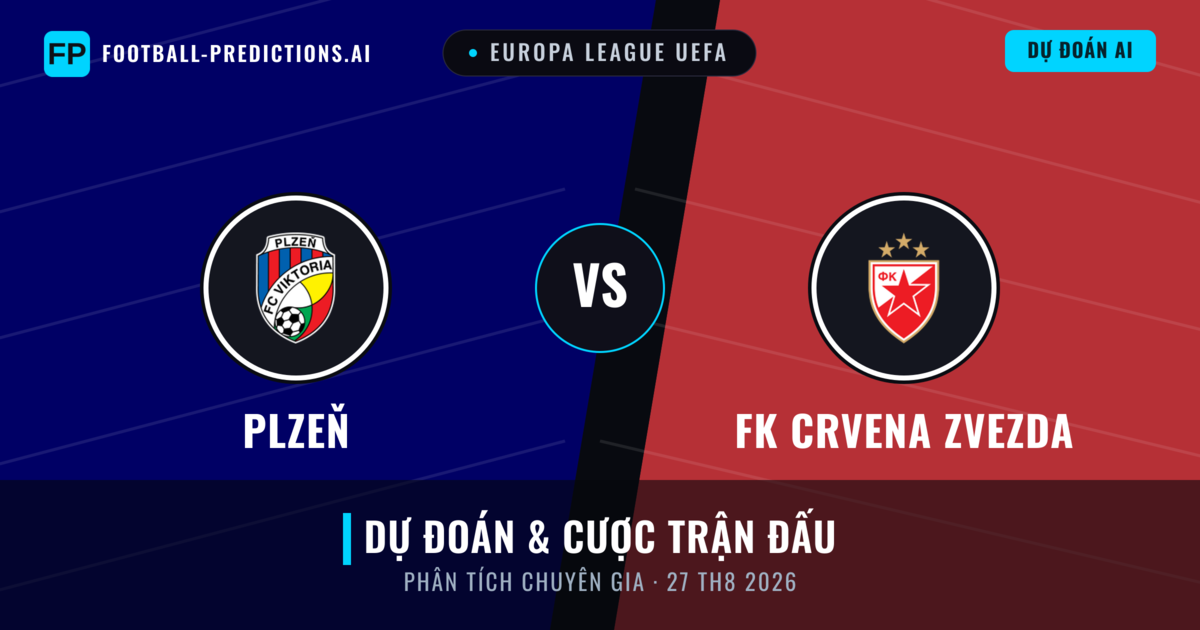 Plzeň vs FK Crvena Zvezda — dự đoán và xem trước trận đấu