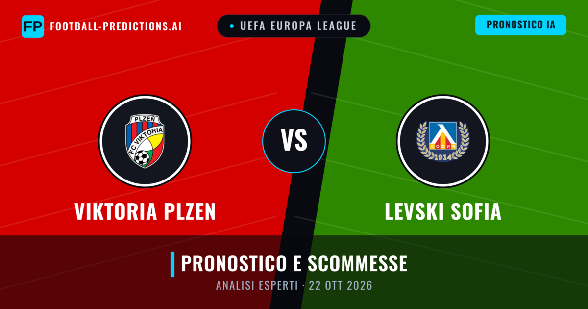 Viktoria Plzen vs Levski Sofia — pronostico e anteprima del match