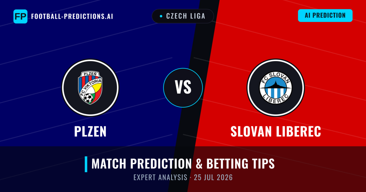 Plzen vs Slovan Liberec — match prediction & preview
