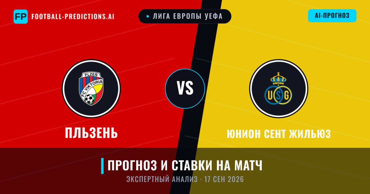Пльзень – Юнион Сент Жильюз — прогноз и превью матча