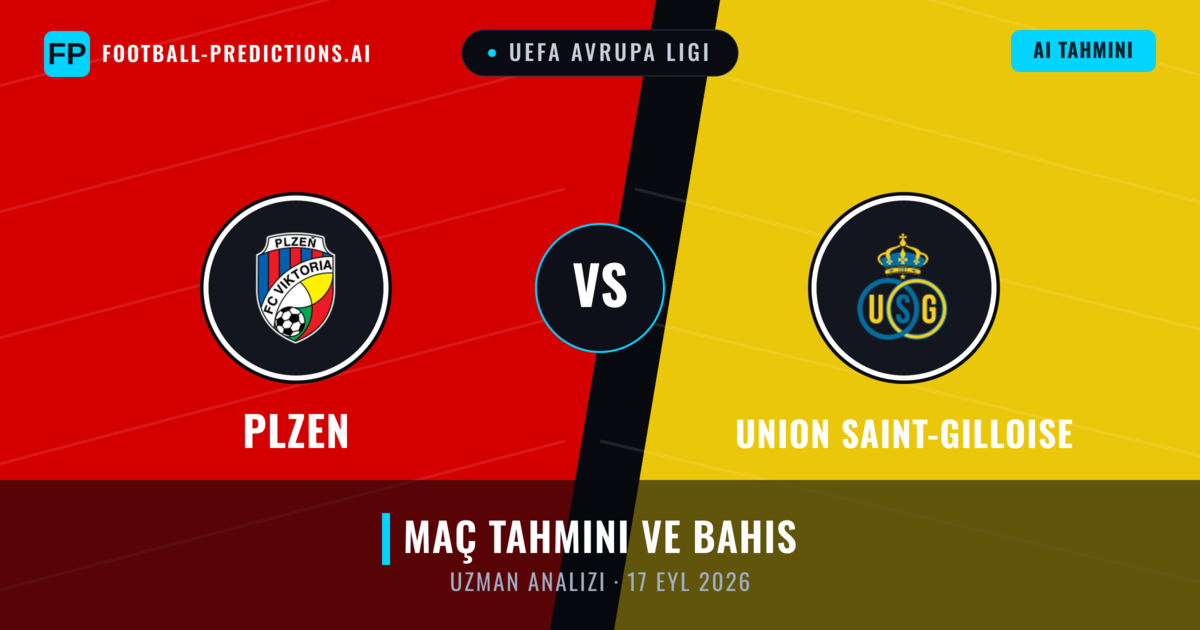 Plzen - Union Saint-Gilloise — maç tahmini ve önizleme